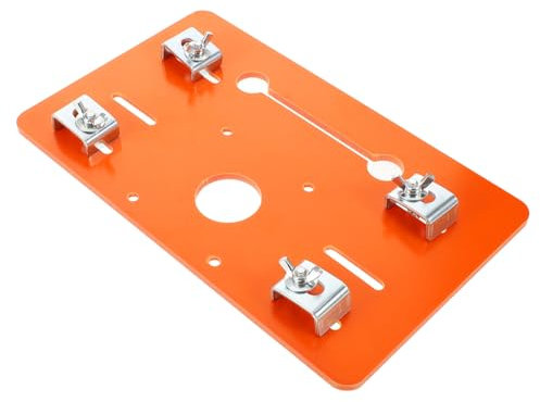 HOMSFOU 1set Circular Saw Guide Rail Adapter for Precision Cutting Woodworking Accessories Easy to Install Base Plate