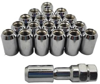 BASPHHH Bulloni Cerchio Compatibile con Suzuki M12 x P1.25 45mm/32mm Dadi Ruota M12x1.5 M12X1.25 Dadi Ruota per Auto da Corsa Dadi Ruota Cerchioni Dadi Ruota Acciaio Inossidabile