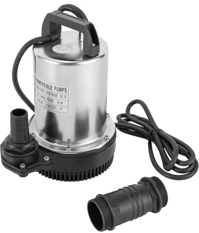 Gleichstrom Tauchpumpe, Edelstahl Tauchpumpe, Hochdruck Gleichstrom Wasserpumpe, 12 V, 160 W, Geeignet für Wasserentnahmeprojekte In Flüssen, Stauseen und für Die Landwirtschaftliche Bewässerung