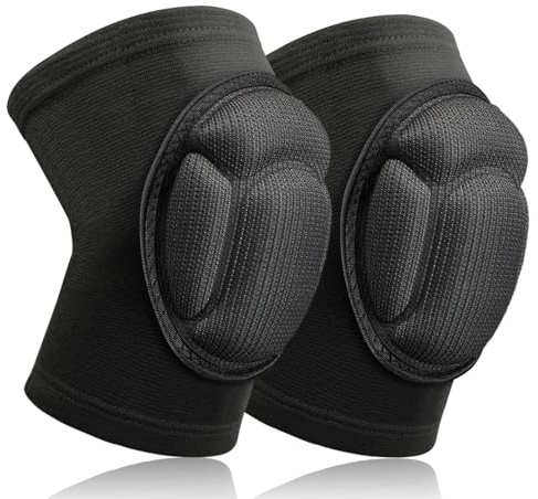 flintronic Knieschoner Arbeiten, 1 paar Volleyball Knieschoner, Unisex Knieschoner Tanzen, Antikollisions Kniekissen für Basketball Tennis Yoga Gartenarbeit Fliesenleger Bodenbeläge, L