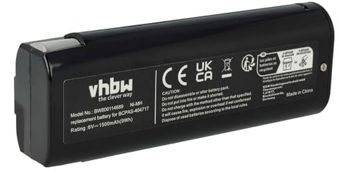 vhbw 1x Batterie Compatible avec Paslode Impulse IM350 + Plus, IM350/90 CT, IM350A, IM350ct Outil électrique (1500 mAh, NiMH, 6 V)