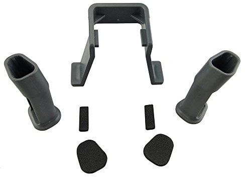 iMusk DJI Mavic Pro / Platinum Landing Gear Höhe Extender Kits Riser Set Stabilisatoren mit Schutztasche und Safe Landing Holder Mount (Schwarz)