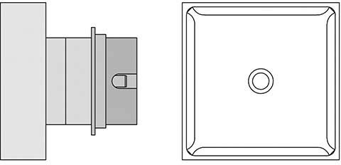 Weller RD11 (T0058736836) SMT Series 4-Sided Hot Gas Nozzle, 11mm, for HAP2/HAP3 Hot Air Irons