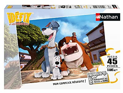 Nathan 4005556860234 45 pièces SES amis/Idéfix et Les irréductibles Puzzle für Kinder