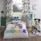 Disney Home Mickey Mouse Reversible Two Sided Duvet Cover Set, 100% Cotton, Single Size, 2 Pieces, Multi Coloured, 135x200cm + 50x70cm (54 x 79 inches)