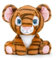 Deluxe Paws Adoptable World Öko Plüschtiere, 100% Recycelt (Tiger)