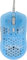 G-Wolves Hati HTS (Small) ACE Wired Gaming Mouse Ultra Lightweight Honeycomb Design - PAW3389 Sensor - 50 to 19,000 CPI - 45±2Gram(~1.3 oz) - TTC Gold Encoder - (Small-Wired-Transparent Blue)