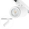 LUMILED 1-Phasen-Strahler Spotlampe Deckenleuchte Schienenstrahler Deckenspot | Schienensystem Spot Spotlight drehbar rund weiß | GU10 Fassung 230V max. 30W | 360° 90° verstellbar Aluminium
