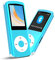 Hotechs MP3-Player/MP4-Player, MP3-Player mit 32 GB Speicherkarte, schlankes Design, digitales LCD-Display, 4,6 cm (1,8 Zoll) Display, FM-Radio