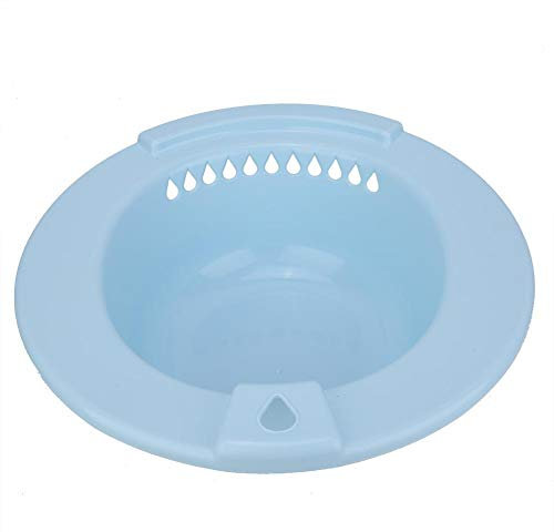 ZAANU Randverdickendes Sitzbad, Damm-Hüftbadewanne, ältere Menschen zur Hüftreinigung, postoperative Pflege, Schwangere /144 (Color : Blue)