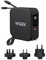 Wurk 5-in-1 PowerPack – Powerbank – kabelloses Ladegerät – Reisestecker – iPhone-Ladegerät – Samsung-Ladegerät – 10.000 mAh – schnelles Aufladen – integriertes USB-C- und L-Kabel [Schwarz]