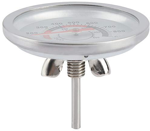 Jauge de Température pour Barbecue Grill Charbroil Barbecue Thermomètre 9 × 6 × 6 Acier Inoxydable Barbecue Barbecue Fumeur Gril Thermomètre Jauge de Température 50-900