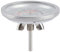 Jauge de Température pour Barbecue Grill Charbroil Barbecue Thermomètre 9 × 6 × 6 Acier Inoxydable Barbecue Barbecue Fumeur Gril Thermomètre Jauge de Température 50-900