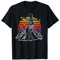Vintage Slackline im Wald, Outdoor-Sportler Slackline T-Shirt
