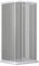 OLIMPO DOCCE - Box doccia a soffietto su tre lati in pvc ingresso centrale - 70x90x70