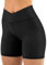 Friptspyg Kurze Sporthose Damen Sport Shorts V High Waist Gym Shorts Stretch Yoga Pants Laufend Hotpants, Schwarz XS