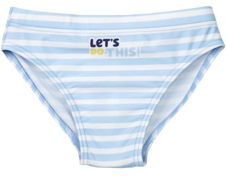 CERDÁ LIFE'S LITTLE MOMENTS Jungen Bluey Kinder Badehose Schwimm-Slips, Blue and White, 3 Jahre EU