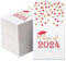 Papierservietten, Klasse 2024, 3-lagig, Congrats Grad, Einweg-Handtücher, Abendessen, Gäste-Servietten für Schule, Universität, College, Abschlussfeier, Party, Dekoration, Rot und Gold, 100 Stück