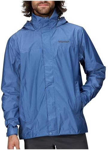 Marmot Herren Precip Eco Leichte & Wasserdichte Regenjacke, Rain Cloud - Neueste Kollektion, L