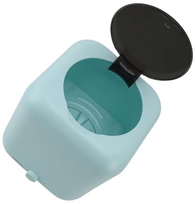 Mini Lave-linge, Machine à Laver Compacte Anti-fuite, Entrée et Vidange Automatiques d'eau PP 3 Minuterie Réglable Blanc avec Câble USB pour Camping-car (BLUE)