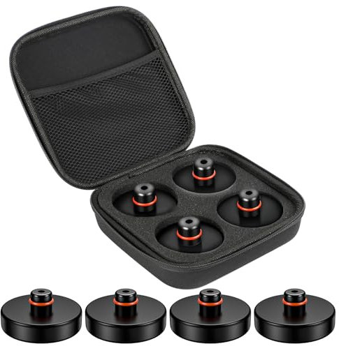 Forever Speed 4 Stücke Wagenheber Gummiauflage für Tesla Model 3/Y/X/S Jack Pad Adapter Zubehör mit Aufbewahrungsbox, Wagen Heber Pad, Auflage Rangierwagenheber, Gummi Jack Pad