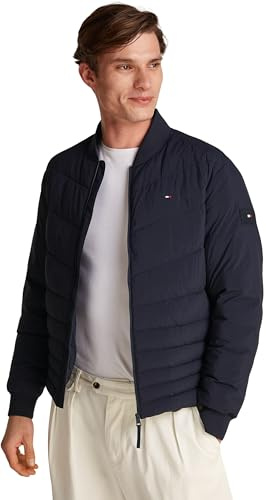 Tommy Hilfiger Uomo Bomber Mix Quilt Imbottito