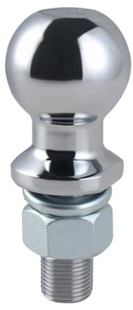 GIVIHGETI Anhängerkupplungskugel 50mm 3.5t Kugelkopfbolzen Gerade Ackerschiene Ø22mm Schraube, Ackerschiene Kupplungskugel für Traktor, für Ackerschiene bis 3.5 Tonnen