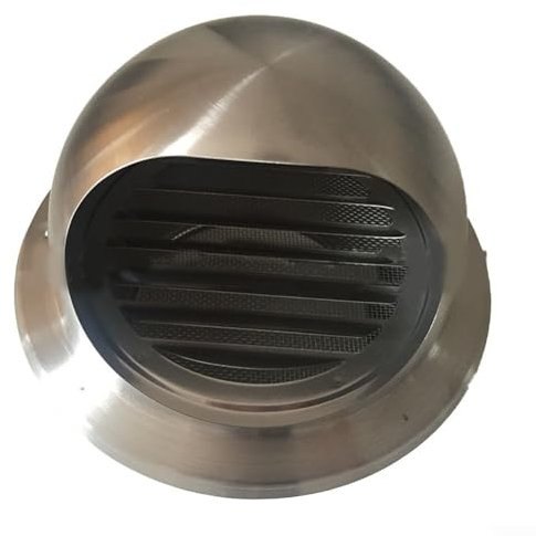 Griglia di sfiato a sfera in acciaio , 100/125/150 mm, per bagno, cucina (150 mm)