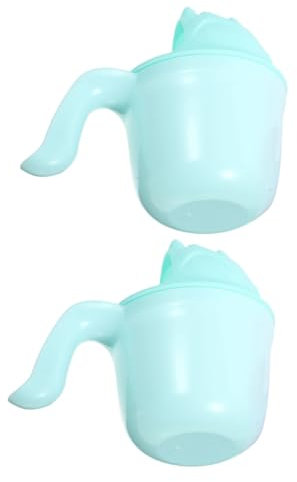 BESTonZON 2st Shampoo-becher Für Kinder Kindershampoo Duschgel Babylotion Body Lotion Babyshampoo Badetassen Zum Spülen Des Babys -shampoo-spülbecher -duschhaube Zum Haarewaschen Pp