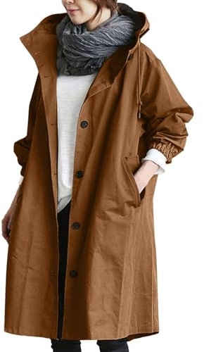 Veste de Sport Grande Taille Coupe-vent Ultra Légère Manteau Femme Printemps Automne Veste de Pluie Longue pour Femme Manteau à Capuche Coupe-Vent Imperméable D'Extérieur Camping Randonnée