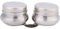 Portable Stainless Steel Oil Painting Pot Double Mouth Painting Oil Pot Artists Water Paint Palette Clip Cup Container with Lid