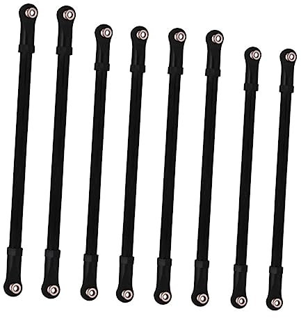 CIYODO Modellauto Zugstange hochstihl ösch Noir swor d d Black Noir Verbindungsstangenarm RC Autostange Verbindungsstangenenden 1/10 Stab Zugstange für RC Auto 1/10 Zugstange