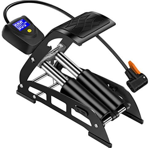 CORHAD Digitale Mini-Pedal-luftpumpe Hochdruck Tragbar Für Fahrrad Motorrad Auto Fuß Betriebene Kompakte Handpumpe Für Vielseitige Aufblasbare Gegenstände