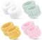 8 Stück Handgelenk Waschband, Elastisches Mikrofaser Hände Waschen Waschlappen Frottee Schweißband Handgelenk Abschmink Haarband Skincare Kosmetik Waschband für Waschen Gesicht und Dusche
