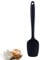 Eupneicu Spatules Silicone [ Noir ], Demi Spatule, Spatule Résistante À La Chaleur Pour La Cuisson, Ne Raye Pas Les Casseroles Pour La Cuisson Pour Pâtisserie Et Cuisine
