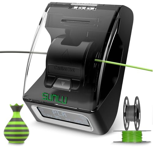SUNLU Filament Connector, bis zu 240°C, einfach zu bedienen Filament Schweißer Splicer für 3D Drucker, Filament Fuser Joiner für PLA/ABS/PETG/TPU 1,75 mm Filamente, Paket mit 200 Stück PTFE-Hülsen