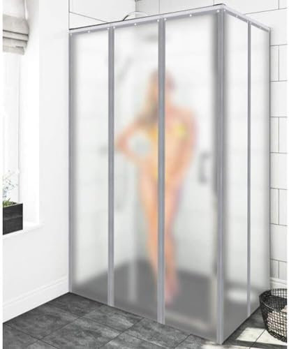 LNNW Clear Curtain Strip Privacy Screen Door Thermal Curtain PVC Strip Automatic Closing Wind and Weather Protection Suitable for Bathrooms for Warehouse, Shops(0.5x2m)