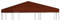 Xichuzi Toldo de cenador, Cubierta de Repuesto de cenador, Toldo Pergola Recambio, Techo Pergola, Lona Techo Carpa, Terracota 310 g/m2 3x3 m