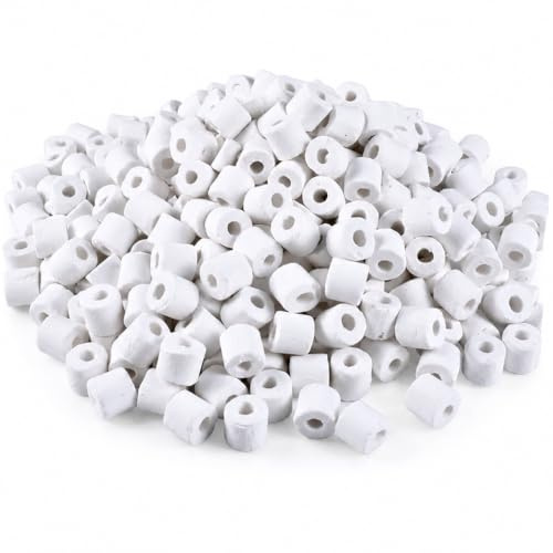 topolenashop Anelli Filtranti in Ceramica 250 g in Sacchetto – Cannolicchi Porosi per Filtro Biologico di Acquari, Supporto per Batteri Benefici e Trattamento dell’Acqua Dolce e Marina | CR-250