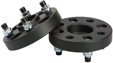 2 Stück PCD 4X100 Mittelbohrung 56,6 mm 15/20/25/30/35 Spurverbreiterungsadapter M12x1,5 Geeignet für FIAT für OPEL Auto Spurverbreiterungen aus Leichtmetall(2PCS 25mm black)