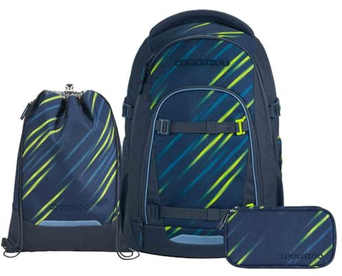 Coocazoo Mate Schulrucksack Set 3tlg. inkl Sportbeutel (Fast Lime)