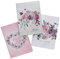 Christian Art Gifts Notizbuch-Set, florales Design, Pink / Violett, mit englischer Aufschrift Be Joyful in Hope, 12:12 Bibelvers