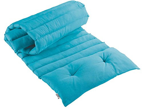 Dynamic24 Premium Liegenauflage 180x60cm Auflage für Liegen Gartenliegen Sonnenliegen Holzliegen Kissen Matratze Deckchair Polyrattan Palettenkissen Palettenauflage Auflage dick bequem (Türkis)