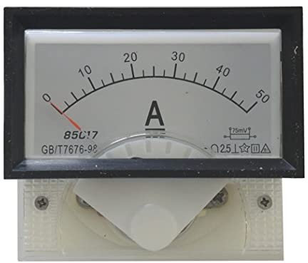 MAURER des-98683 Amperometro per Carica batterie codice 07170031 Modello 98486, Multicolore