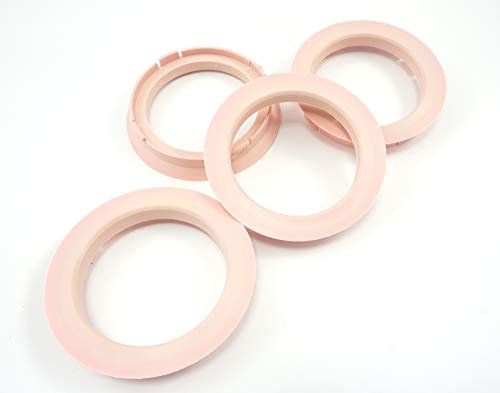 4x Zentrierringe 74,1-60,1 | 74.1 auf 60.1| Rosa