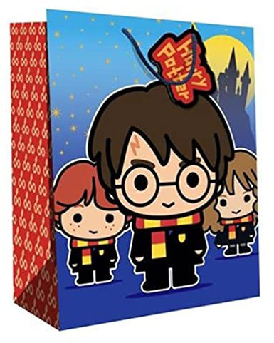 Harry Potter Große Geschenktüte, hellblau, 1 count (Pack of 1)