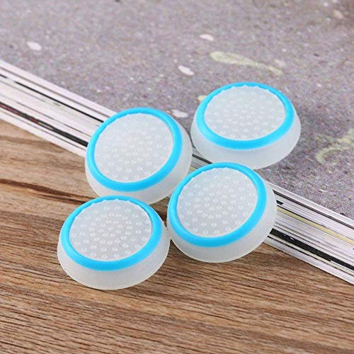 4 manopole in silicone per levette analogiche per joystick, antiscivolo, per Xbox One, Xbo, One Slim, Xbox One, Elite, Xbox One X, Xbox 360, PS2, PS3, PS4, PS4, Slim, PS4 Pro, Switch Pro, Wii U (F)