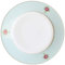 Piatti 8 pollici Inglese Rosa di alta qualità Bone Bone Plate China-Blue-B.