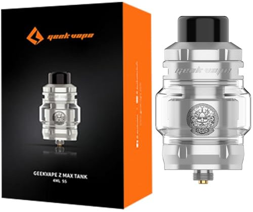 GeekVape Z Max Tank 4ML de capacidad Atomizador para cigarrillos electrónicos 810 Drip Tip con bobina de la serie M Flujo de aire ajustable Vaporizador