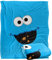 Sesamstraße Sesame StreetSelky Touch Optimalweiche Kuscheldecke, offiziell lizenziert, 152 x 127 cm, Krümelmonster Bunt